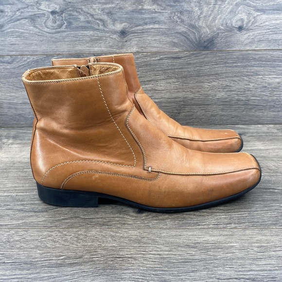 ALDO Business Leather Mid Top Dress Shoes Square Toe Men\'s Size 8 US / EU 41 main image 7